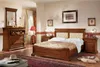 Bett 2x Nachttische Holz Design Betten Schlafzimmer 5 tlg. Produktbild-Vorschau 2