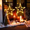2 Stück  LED Sterne Weihnachtsbeleuchtung, 3600K Warmweiß Produktbild-Vorschau 2