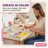 3D Popcorn-Stifte, 12 Farben, DIY Relief-Effekt, Bastelstifte Productafbeelding-voorbeeld