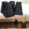 LZQ Möbelerhöhung 8er Set Quadratische Möbelbeine 4×15 cm & Produktbild-Vorschau 1