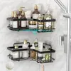 Set aus 2 Eck-Duschregalen ohne Bohren Schwarz Organizer Produktbild-Vorschau 4