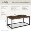 tectake® Couchtisch Lynch 100 x 55 x 45,5 cm Produktbild-Vorschau 5