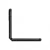 A black Samsung Galaxy Z Flip3 smartphone is shown from the side, folded into an L-shape. Produktbild-Vorschau