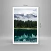 Poster - Poster ohne Rahmen - Landschaft Berge Wolken - Produktbild-Vorschau 4