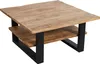 Couchtisch Baumkante 90 x 90 cm Mango massiv + rough Produktbild-Vorschau 1