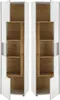 Two tall, narrow cabinets with open shelves, displayed side-by-side. Produktbild-Vorschau