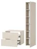 Badkamer set, 2-delig: Onderkast + Hoge kast, kleur Productafbeelding-voorbeeld 2