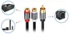 deleyCON 0,20m Audio AUX Cinch Y Adapter - 1 auf 2 Produktbild-Vorschau 4