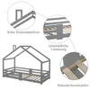 Hausbett 90 x 200 cm,Kinderbett mit Schornstein Produktbild-Vorschau 7