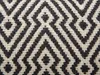 BELIANI Pouf Schwarz/Weiß Baumwolle 50 x 50 cm Quadrat Produktbild-Vorschau 7