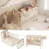 Flieks Kinderbett Babybett 60x120cm mit integriertem Produktbild-Vorschau 1
