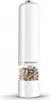 A white electric pepper grinder with a clear container filled with peppercorns. Náhled obrázku produktu