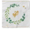 Sovie HORECA Serviette Eukalyptus/Herzen aus Tissue 33 x 33 Produktbild-Vorschau 1