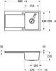 Villeroy & Boch Keramikspüle 33351FJ0, Siluet 50 flat Produktbild-Vorschau 10