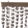 vidaXL Záclona Fly taupe and white 100x200 cm šenil Náhľad obrázku produktu 4