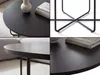 FineBuy, table basse ronde, 80 cm, noire. Table moderne Voir les images du produit 4