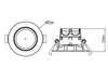 4 LED Einbaustrahler Decke rund Ø 8,5cm Spot schwenkbar Produktbild-Vorschau 7