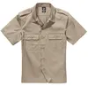 Brandit Us 1/2 Hemd, beige, 4XL Produktbild-Vorschau 1