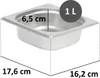 Mahlzeit GN Behälter 1/6 mit Deckel, Höhe 65 mm, Edelstahl Produktbild-Vorschau 2