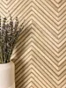 NEWROOM Tapete Beige Vliestapete Holz - Holztapete Modern Produktbild-Vorschau 1