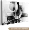 Leinwandbilder 120x80 cm - Schwarz und Weiß - Kunst , Produktbild-Vorschau 1