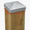 Pfostenkappe verzinkt 71 mm Pyramide Abdeckkappe für Produktbild-Vorschau 3