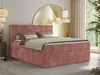 MKS MEBLE Boxspringbett 200x200 Rosa Cord, Boxspringbett Produktbild-Vorschau 1