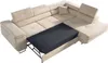 Ecksofa L-Form Couch mit Schlaffunktion und Verstellbare Produktbild-Vorschau 4
