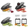 Trancheuse a légumes manuelle Treppo Chopper en plastique Voir les images du produit 14