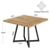 Tribesigns Quadratischer Esstisch für 2 Personen, 80 cm Produktbild-Vorschau 7