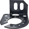 Steckdosenhalter 7- und 13-polig 90° Metall schwarz Produktbild-Vorschau 2