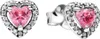 Pandora Sublime cœur rose Boucles d'oreilles 298427C02 Voir les images du produit 6
