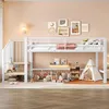 A child's bedroom with a loft bed, toys, and decorations. Produktbild-Vorschau