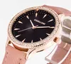 Damenuhr Armbanduhr Kunstlederband apricot Analog Produktbild-Vorschau 4