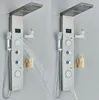 Edelstahl LED Duschpaneel Duschset Regendusche Massage Produktbild-Vorschau 4