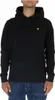 Lyle Scott Herren Fleece Kapuzenpullover Schwarz : Größe - Produktbild-Vorschau 2