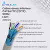 Extralink CAT6A F/FTP V2 Câble Réseau LSZH 500 m 10 Gb/s Voir les images du produit 4