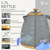 Set bollitore e tostapane HOMCOM con bollitore da 1,7 L e Anteprima dell’immagine prodotto 4