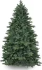 A full shot of a green artificial Christmas tree on a white background. Produktbild-Vorschau