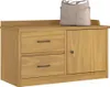 vidaXL Flurbank SANDNES 87x40x50 cm Massivholz Kiefer Produktbild-Vorschau 4