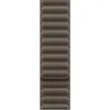 A close-up, top-down view of a brown watch band with a textured, ribbed surface. Produktbild-Vorschau