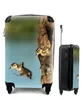 MuchoWow® Koffer Handgepäck Trolley Rollkoffer Kleine Produktbild-Vorschau 1
