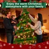 XINZI Guirlande de Noël 15m, guirlande de sapin avec rubans Voir les images du produit 6