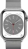 Apple Watch 8 4G 41mm Edelst. silber/Milanaise silber Produktbild-Vorschau 2