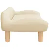 vidaXL Hundebett Creme 70x40x24 cm Stoff Produktbild-Vorschau 4