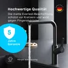 Wasserhahn Küche drehbar Küchenarmatur Edelstahl Produktbild-Vorschau 3