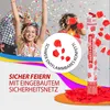Party Popper 40cm Rote Rosen 5er Set Rosenblätter Hochzeit Produktbild-Vorschau 6