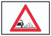 Schild Achtung Splitt Schotter Symbol A1 (594x841mm) Produktbild-Vorschau 1