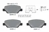 Textar Bremsbeläge hinten für Fiat Tipo 1,6 D Produktbild-Vorschau 2