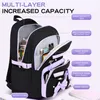 3-teiliges Schulranzen-Set Nylon Rucksack + Lunchbag, Produktbild-Vorschau 4